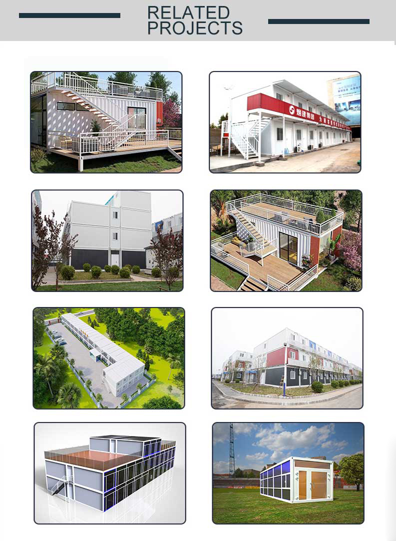 Zontop Modern Easy Assemble Resort 2 Room Prefabricated Steel Modular Container Prefab Houses Homes