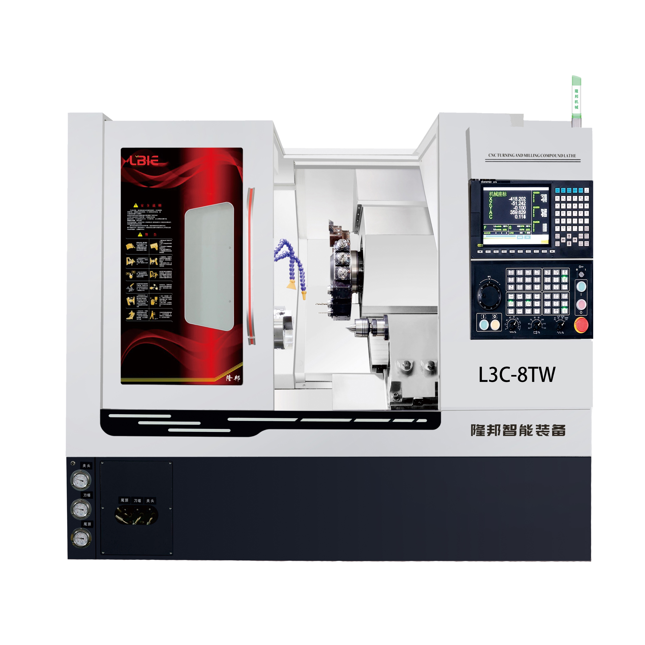 Digital Multifunctional Mill Turn Cnc Machine With 22m/Min Rapid Feedrate