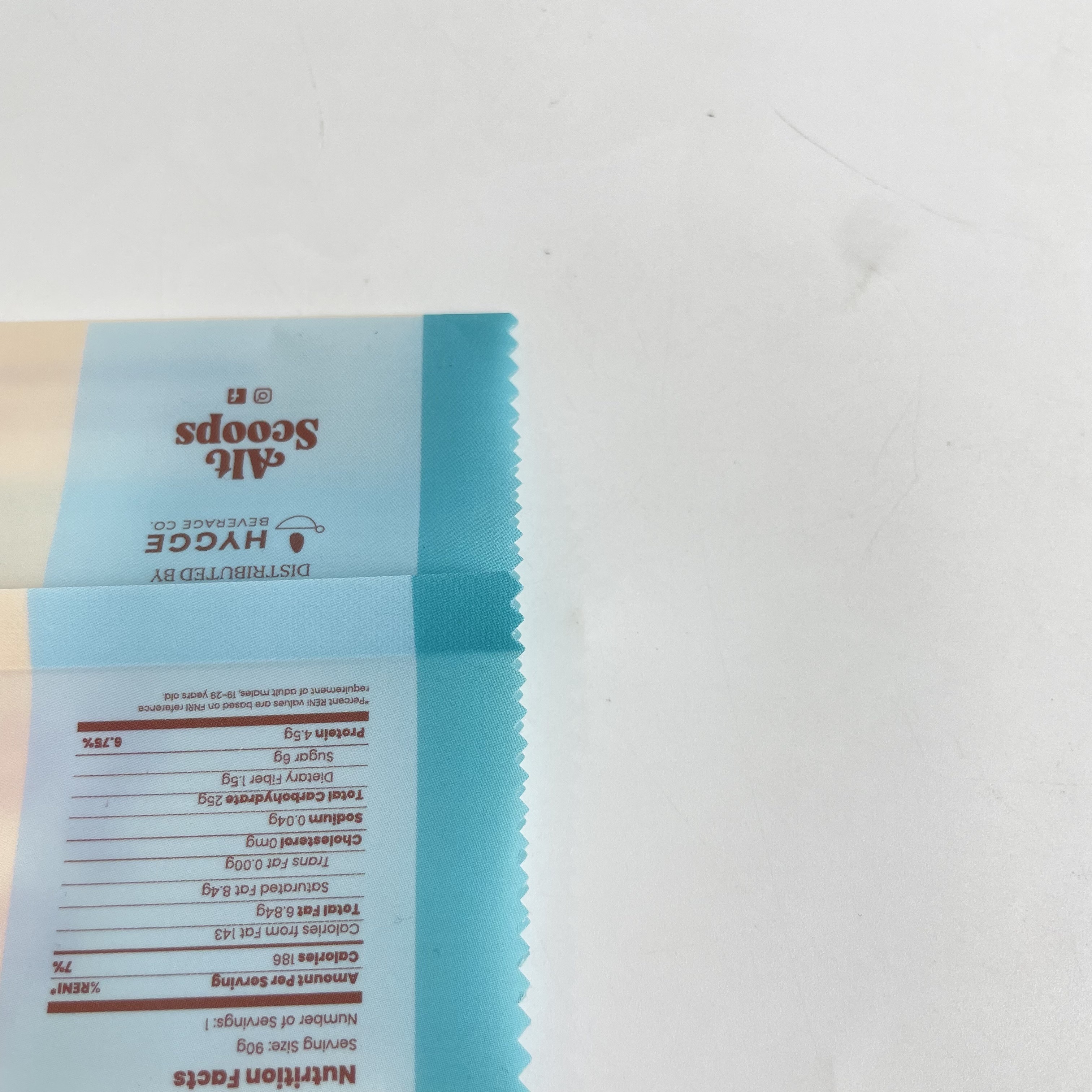 Waterproof Snack Packaging Bags Custom Printed Free With Clear Sample