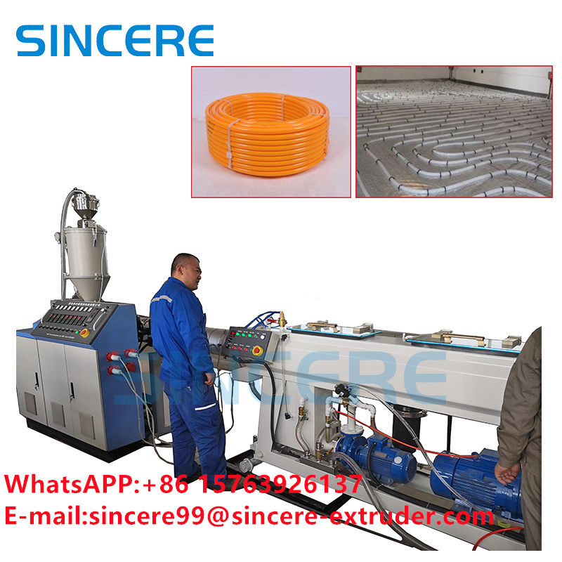 PB PEX PERT Plastic Pipe Extrusion Line For Corrugated Tube Manufacturing