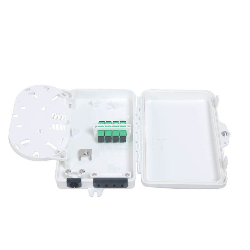 KEXINT 4 Cores Fiber Optic Distribution Box , SC-4 Ports Fiber Optic Terminal Box