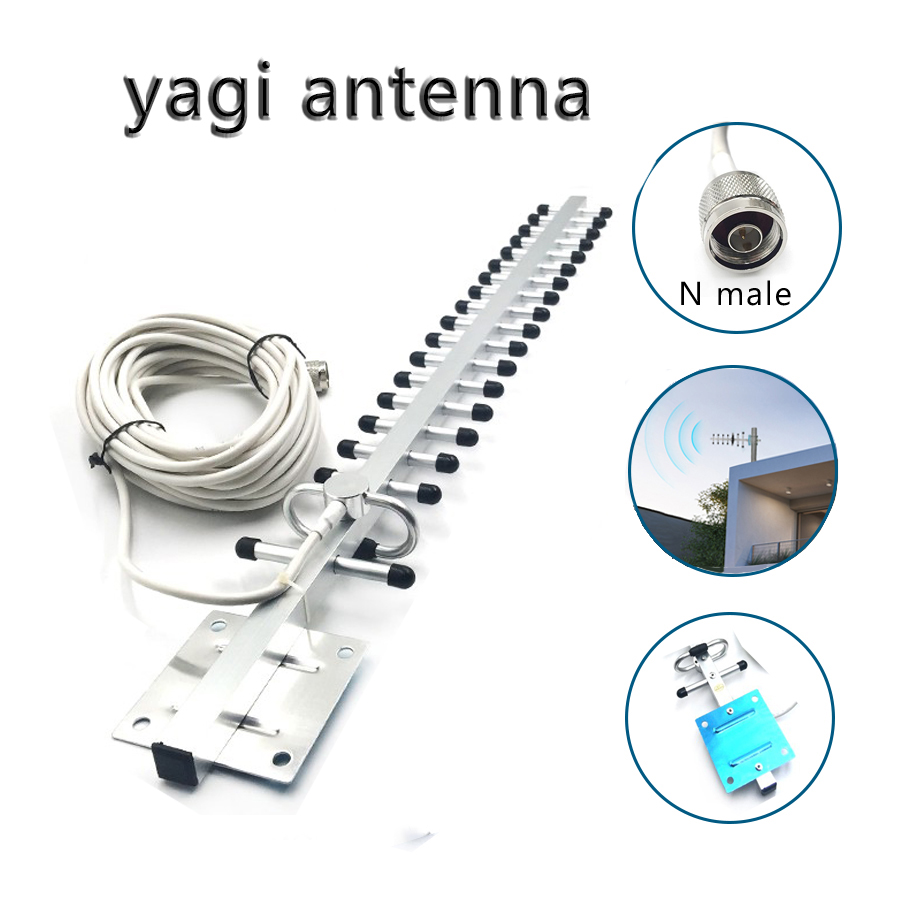 Max power W 100 2.4GHz Wireless Directional Yagi Antenna for Long Range Wifi Equipment