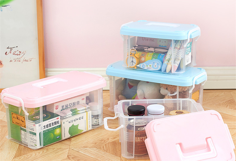Rectangle Home Restaurant Toy Stackable Closet Storage Bins
