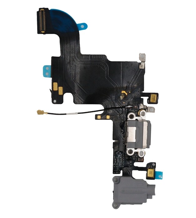 Apple iPhone 6S Charging Port Flex Cable Ribbon Replacement - Light Gray - Grade R