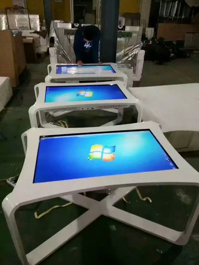 X-Shaped Touch Screen Activity Table Interactive Coffee Table Children Smart Touch Game Table