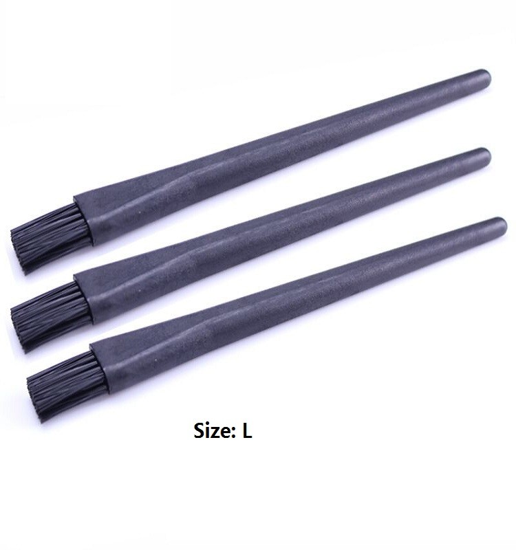 Conductive Plastic ESD Anti Static Cleaning Brush Black Color 0883