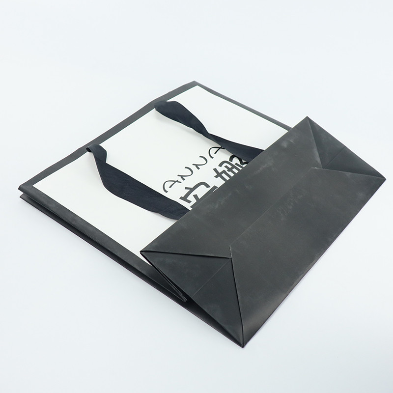 Custom Print Colorful Kraft Paper Bag Shopping Tote Bag With Logo