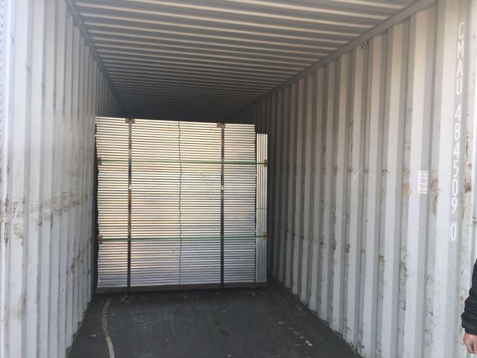 Security Fencing Weld Mesh Panels PVC Or Powder Spray Coated For Commercial Building