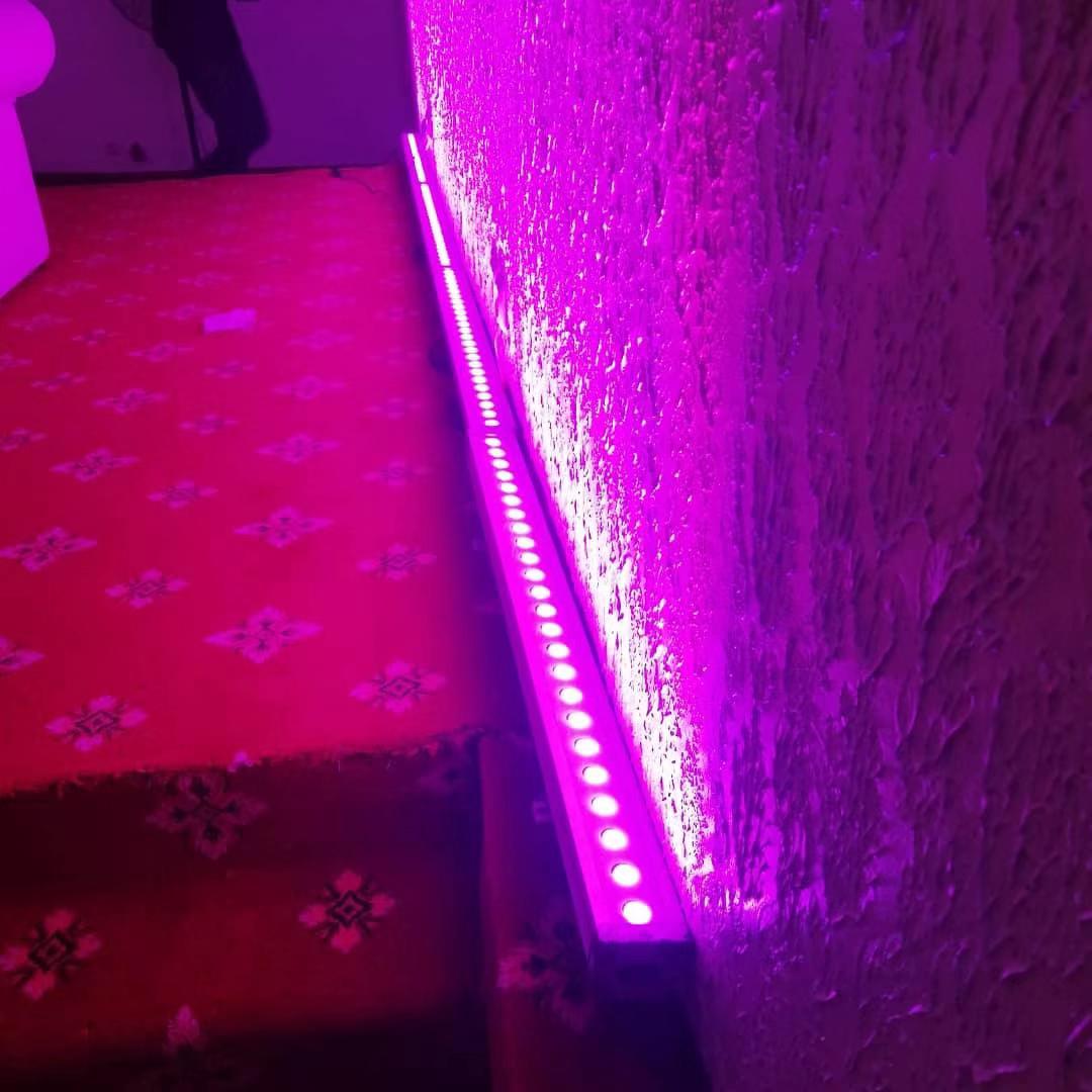 24*3W RGB 3in1 Building Wash Light Waterproof Outdoor Wall Washer Lights For Night Club