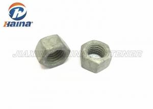 China Aluminum / Brass Hex Head Nuts Galvanized Hot Dip M14 GR8.8 UNC For Wind Energy on sale
