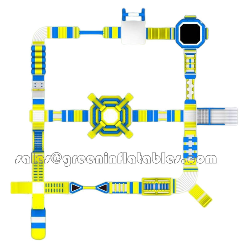 Price equipment tube adult mini trampoline inflatable floating water slides island water park design