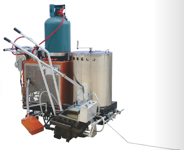 Thermoplastic Paint Material Hot Melt Road Marking Machine With Gear Core Components