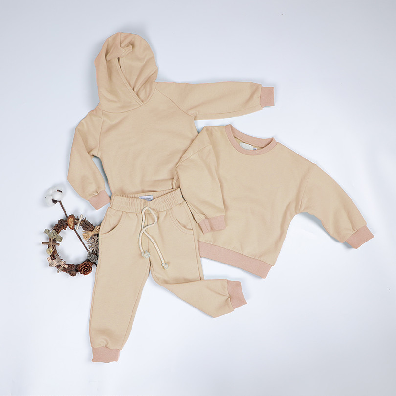 3D Embroidery pullover fleece sweatshirt