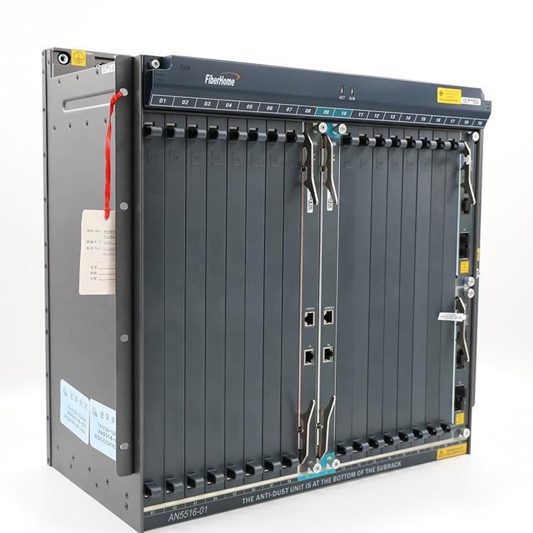High Speed Fiberhome GEPON OLT AN5516-01 16 Slots With GCOB GC8B OLT Board