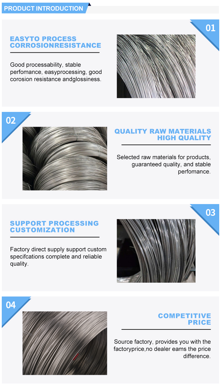 Duty Free Sale 2mm 304 Stainless Steel Wire with 2B Surface Finish and AiSi Standard