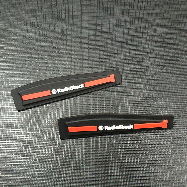 Decoration 3D Logo Rubber Clothing Labels Plastic Silicone Badge For T Shirt