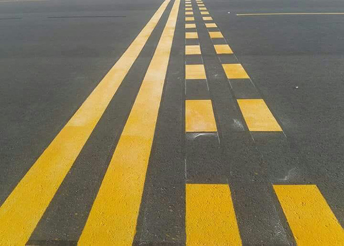 Standard AASHTO M249 High Reflective Thermoplastic Road Marking Paint With 30% Glass Beads