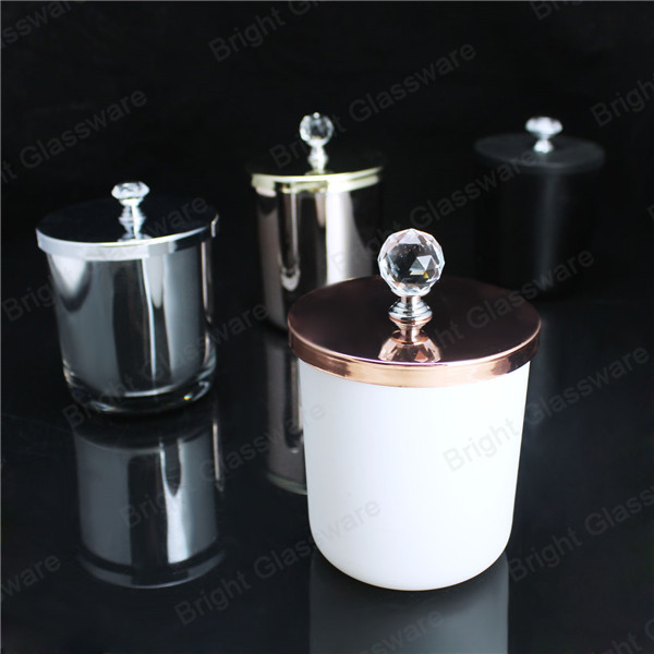 Newest Design candle metal lid with knob