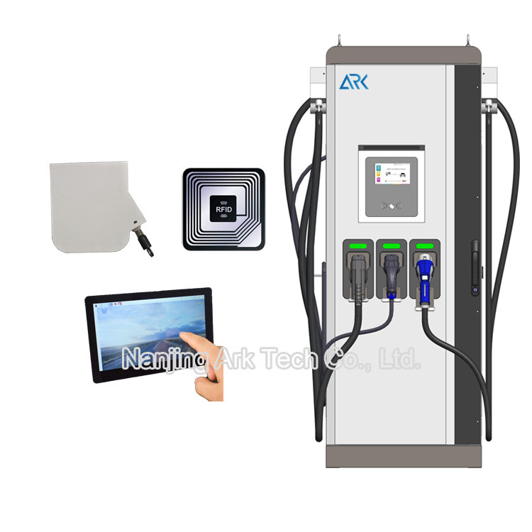 Fan Cooling 150KW IP54 CCS DC Fast Charging With Trible Connectors