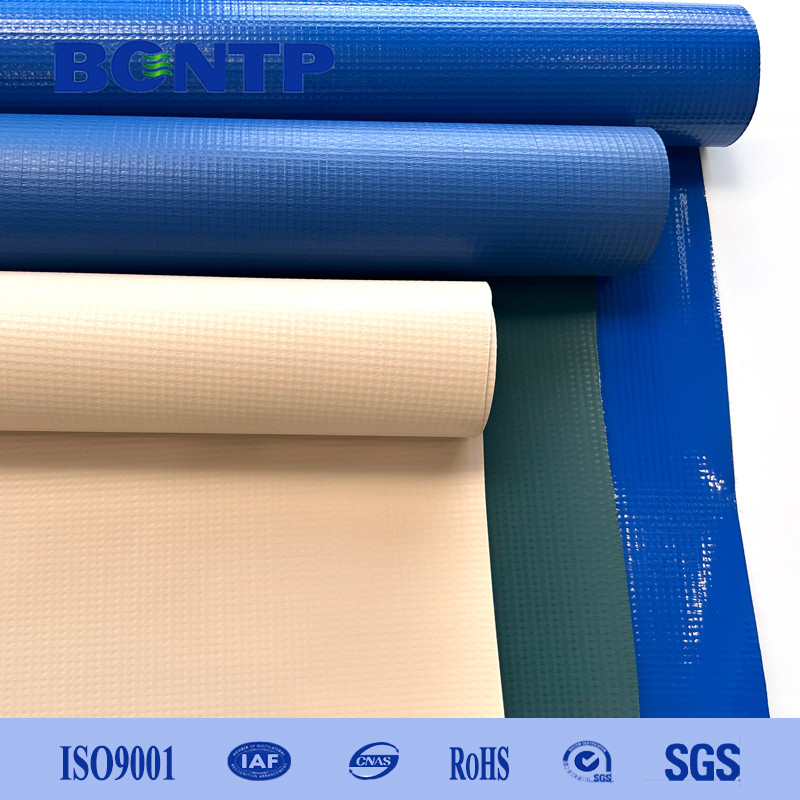 1000Dx1000D 550G PVC Laminated Tarpaulin For Awning Tent high strength