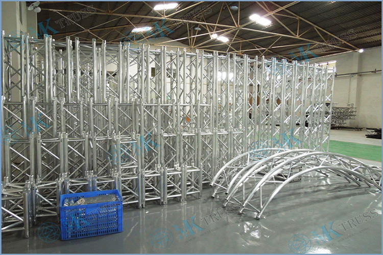 Fashionable Aluminum 6082-T6 Flat Circle Roof Truss System for Event Setup and Design