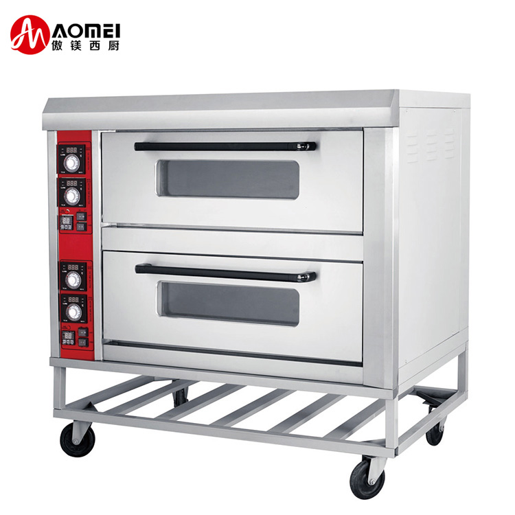 Easy Operation Stainless Steel Three Layer Electric Pizza Oven Bakery Machines Advantage