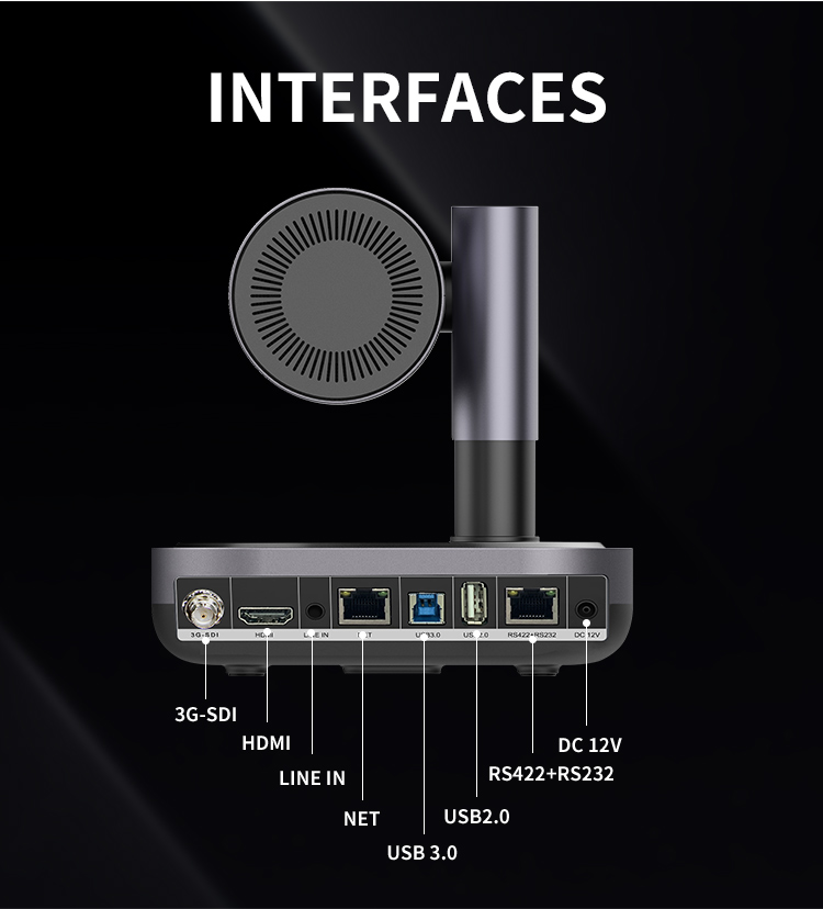 DAIPU PSC-12SK 4k 12X Optic HD Zoom 3G-SDI PTZ Camera for Seamless Video Conferencing
