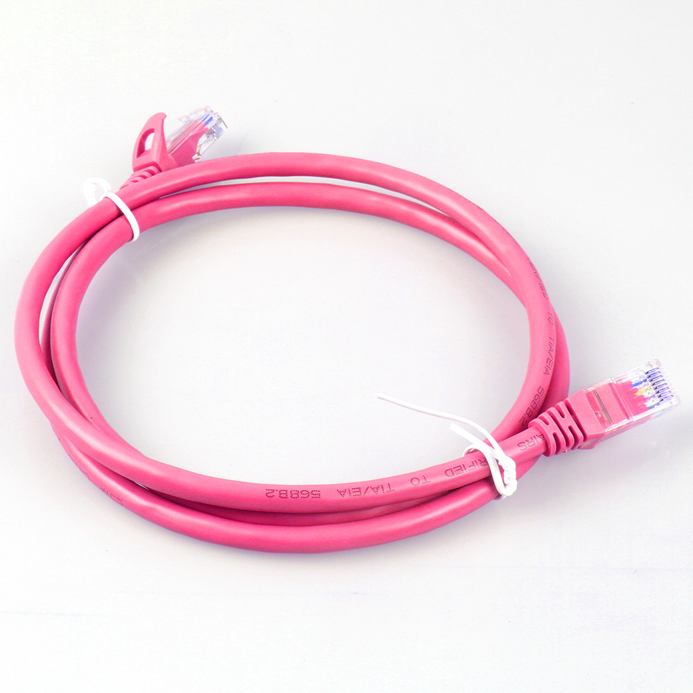 26AWG FTP UTP Cat6a Patch Cord 4 Pair Red Color Multipurpose