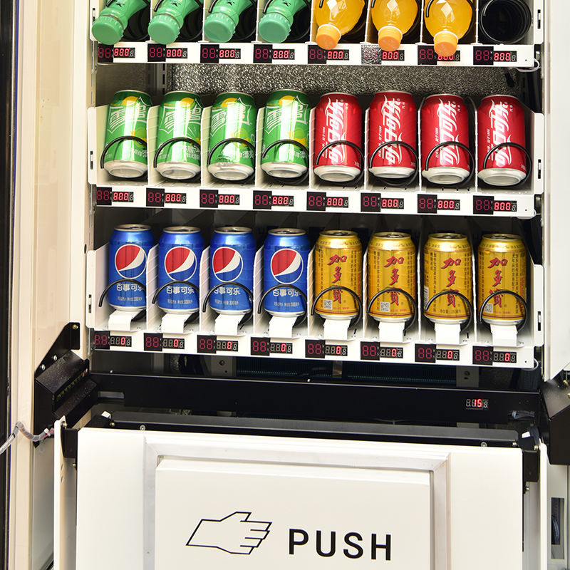220V 50HZ Vending Machine With Payment System Paper Money / Coin / Scan And Customized Color Painting Sticker