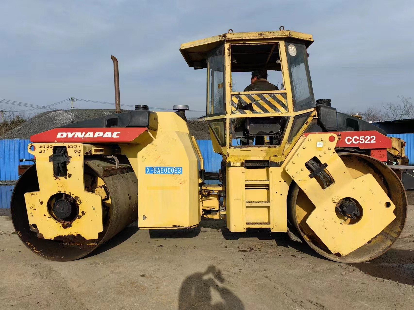 Second Hand Low Working Hours Dynapac Cc522 Road Roller For Construction Machinery