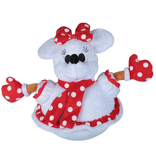 10 Inch Roly Poly Doll PP Cotton Non Toxic Smooth Feeling For Christmas