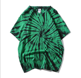 Anti Wrinkle Casual Oversized Tie Dye T Shirt 100% Cotton Jersey Fabric