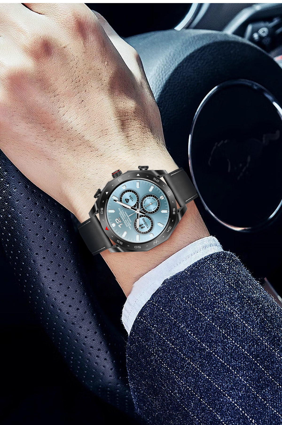 Long Battery Life TWS Support Smartwatch With Music Bracelet Syncs