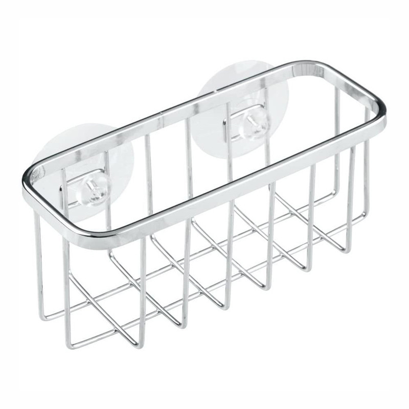 Rust-resistant Sturdy Kitchen Sink Caddy Sponge Holder for Sponges, Scrubbers and Soap