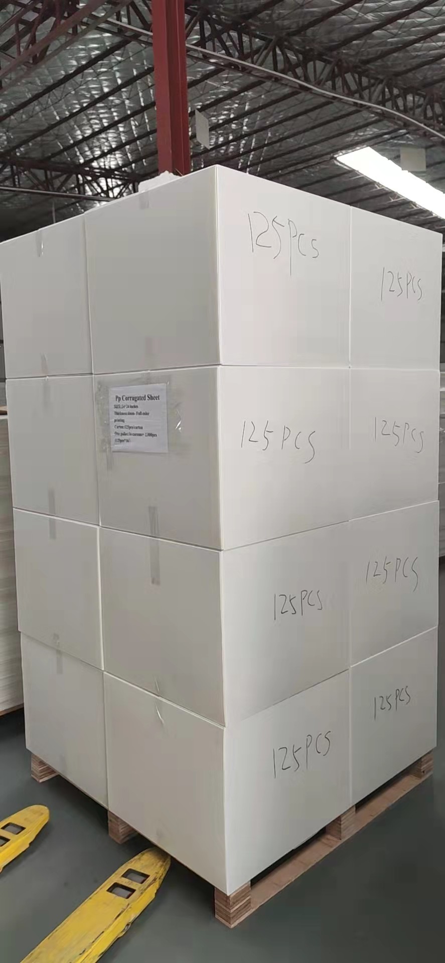 Polypropylene Carbonate Custom Corrugated Carton 3.0mm Strong Waterproof