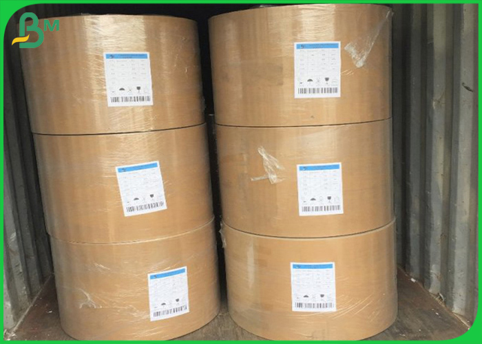 Roll / Sheet Packing Recycled Based Brown Kraft Paper For Flower Sleeves