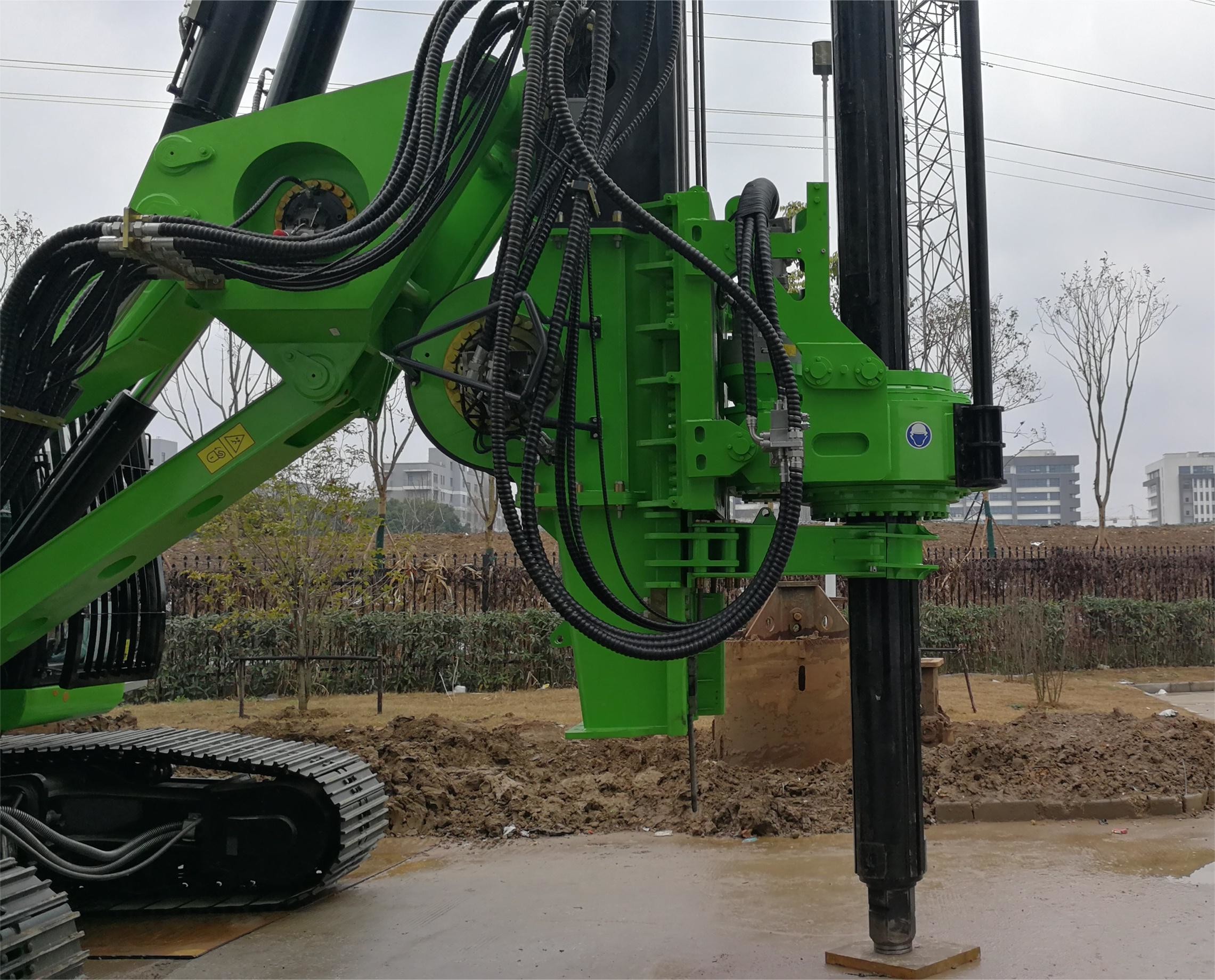 Excavator Water Well Drill Foundation Drilling Rock Auger KR150A 1300mm Hydraulic Piling Rig