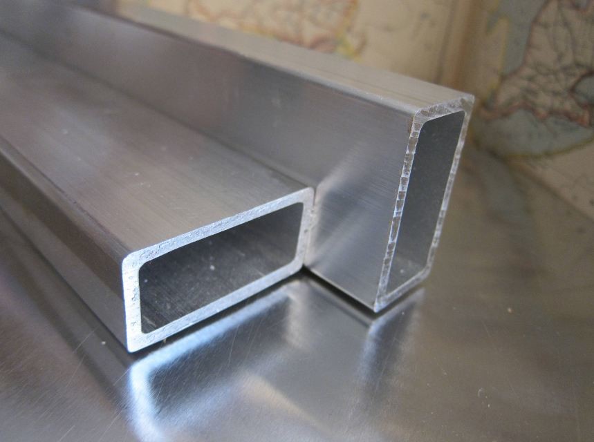6063 T5 Aluminum Square Pipe 90 Degree Bendable Aluminium Square Box Tube