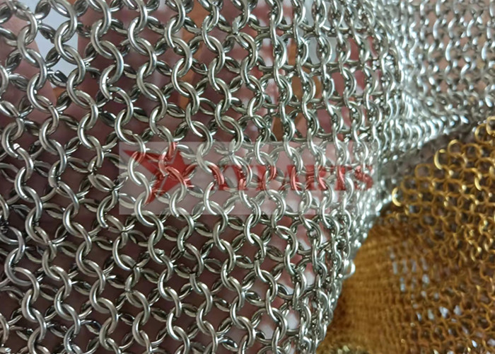 Woven Welded Ss 316 Architectural Mesh Curtain For Building Materials