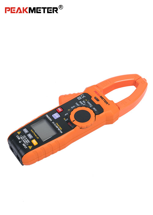True RMS AC Digital Clamp Tester , Digital Clamp Multimeter Frequency And Resistance Tester