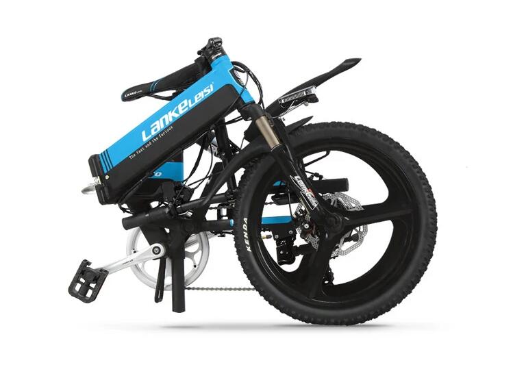 CE Certificate Folding E Bicycle 400W Motor 13AH Intelligent Control System