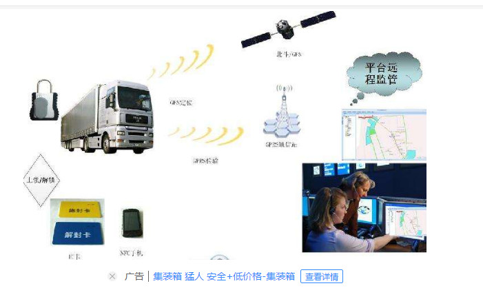 Container And Truck FB500 GPS Tracker With The Electronic Lock Of Logistics