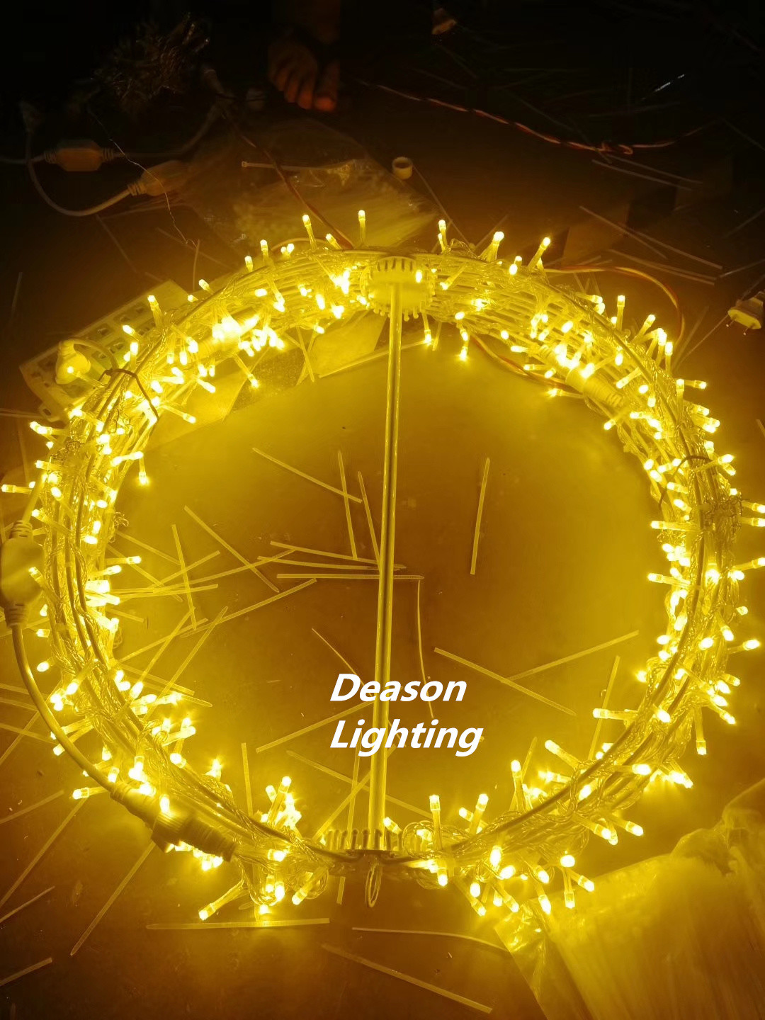 large outdoor christmas decoration lighted hanging foldable ball lights