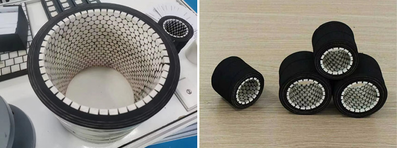 Mining Dredge Ceramic Lined Hose Wear Resistant For Slurries