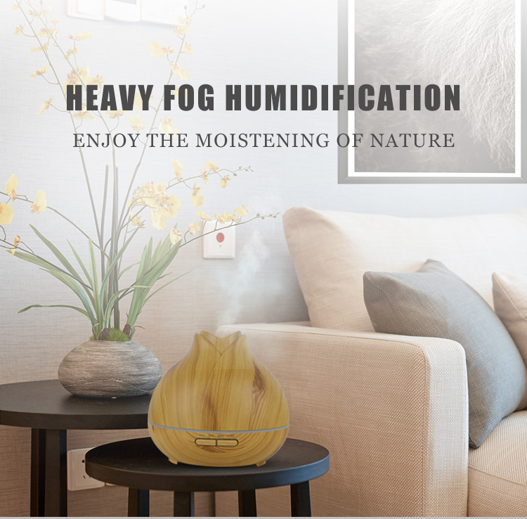 400ml Ultrasonic Aroma Humidifier , 14w Ultrasonic Aromatherapy Diffuser