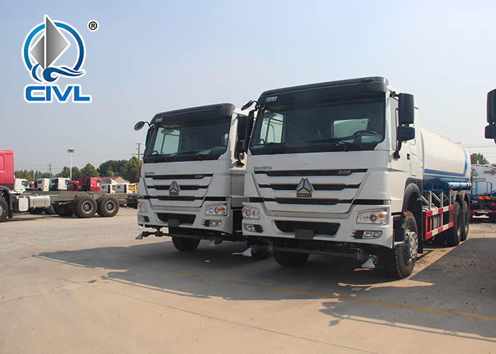 SINOTRUK 371 hp Water Tanker Truck EUROII/III RHD OR LHD With Pump And Pipe 16000L-25000L