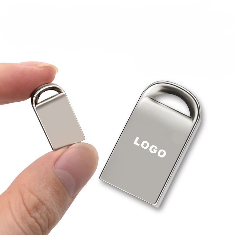 Metal Mini USB Flash Drive Promotional Flash Disk Logo Customized