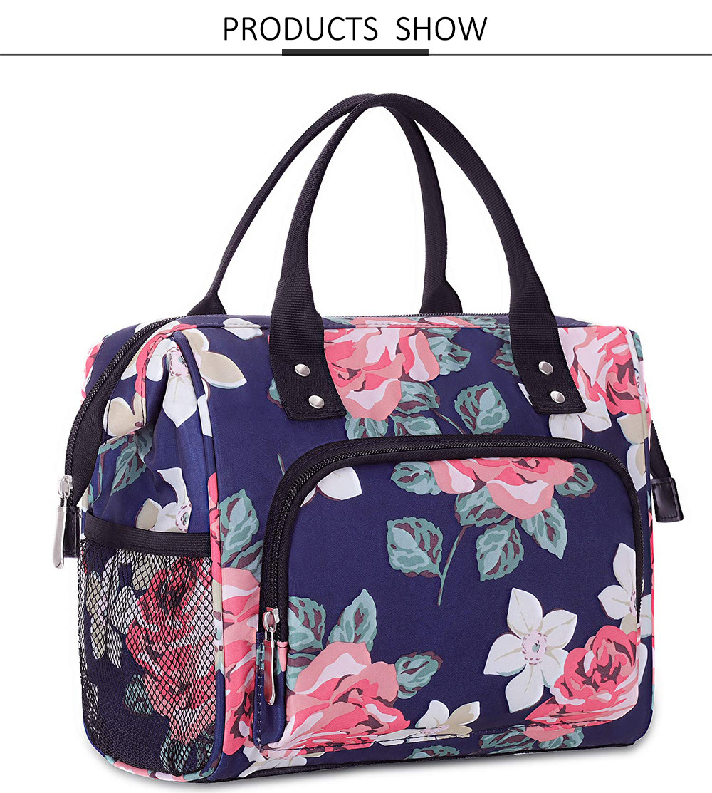 Thermal Insulated Leakproof Reusable Cooler Lunch Bags for Work Women