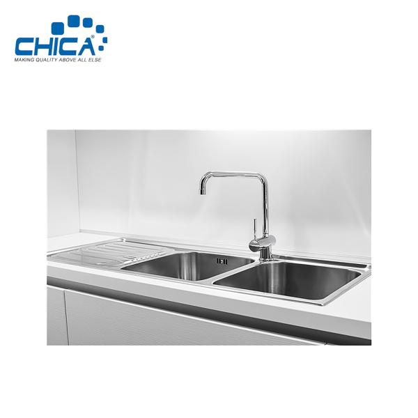 quality control procedure commercial stainless steel sink double bowl kitchen