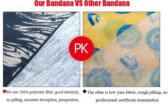 multi choice women head scarf printed colorful face mask custom logo/size bandana,Sport Strapping Seamless Custom Gaiter Whi